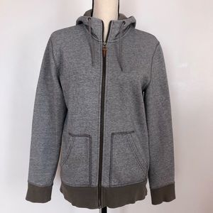 gray hoodie